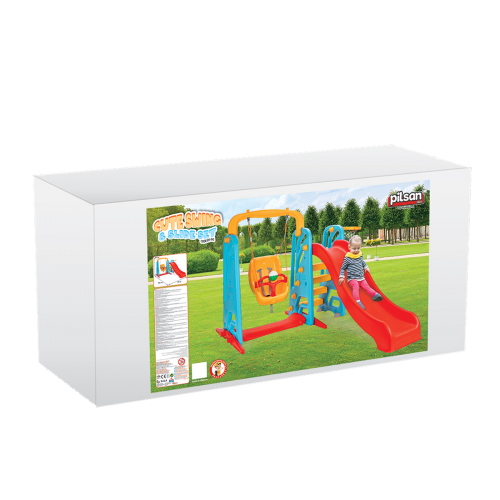 Air de Jeu : Toboggan, Balançoire et Panier de Basket - Pilsan
