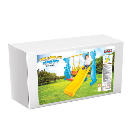 Air de Jeu Dinosaure : Toboggan et Balançoire - Pilsan