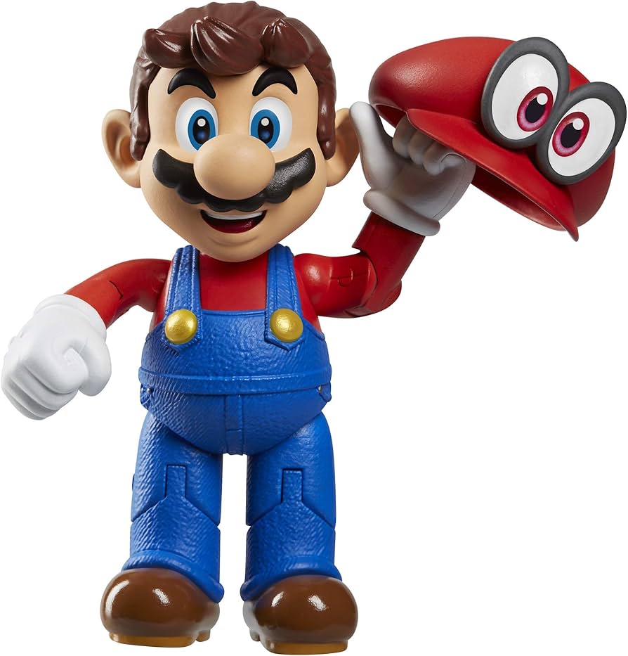 Figurine Mario Avec Chapeau Détachable (40 cm)