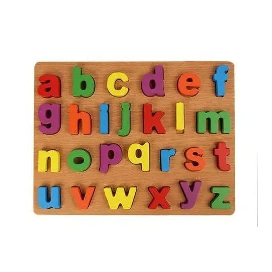 Puzzle Alphabets en Bois Lettres Minuscules