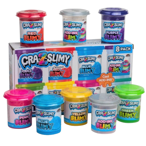 Pack de Slime Extensible et Translucide - Cra Z Slimmy