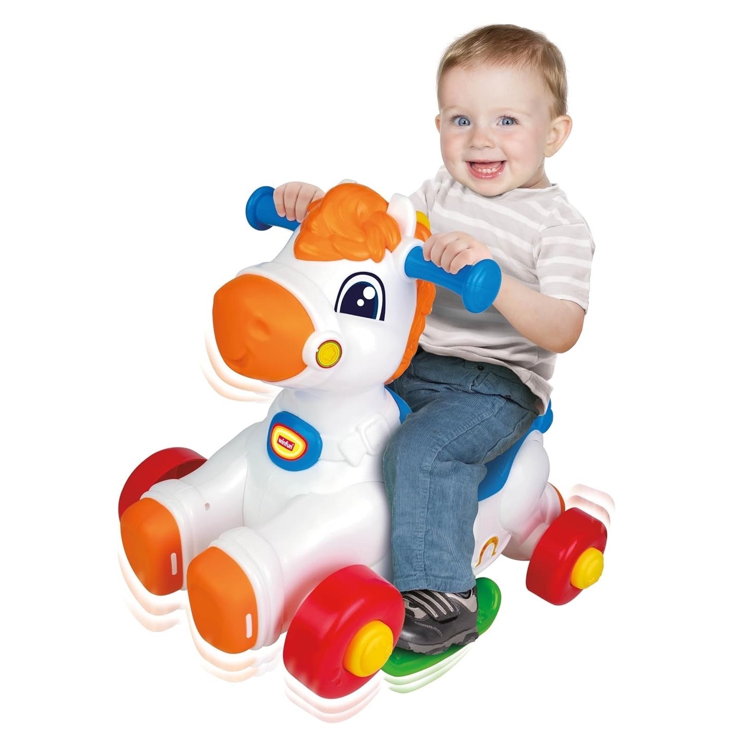 Cheval à Bascule 2 en 1 Junior Rider – Winfun
