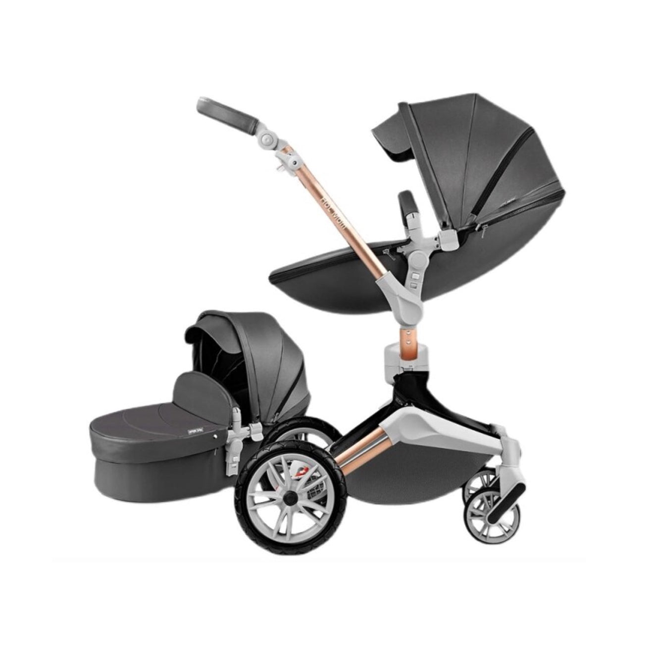 Poussette Rotative 360° – Hot Mom