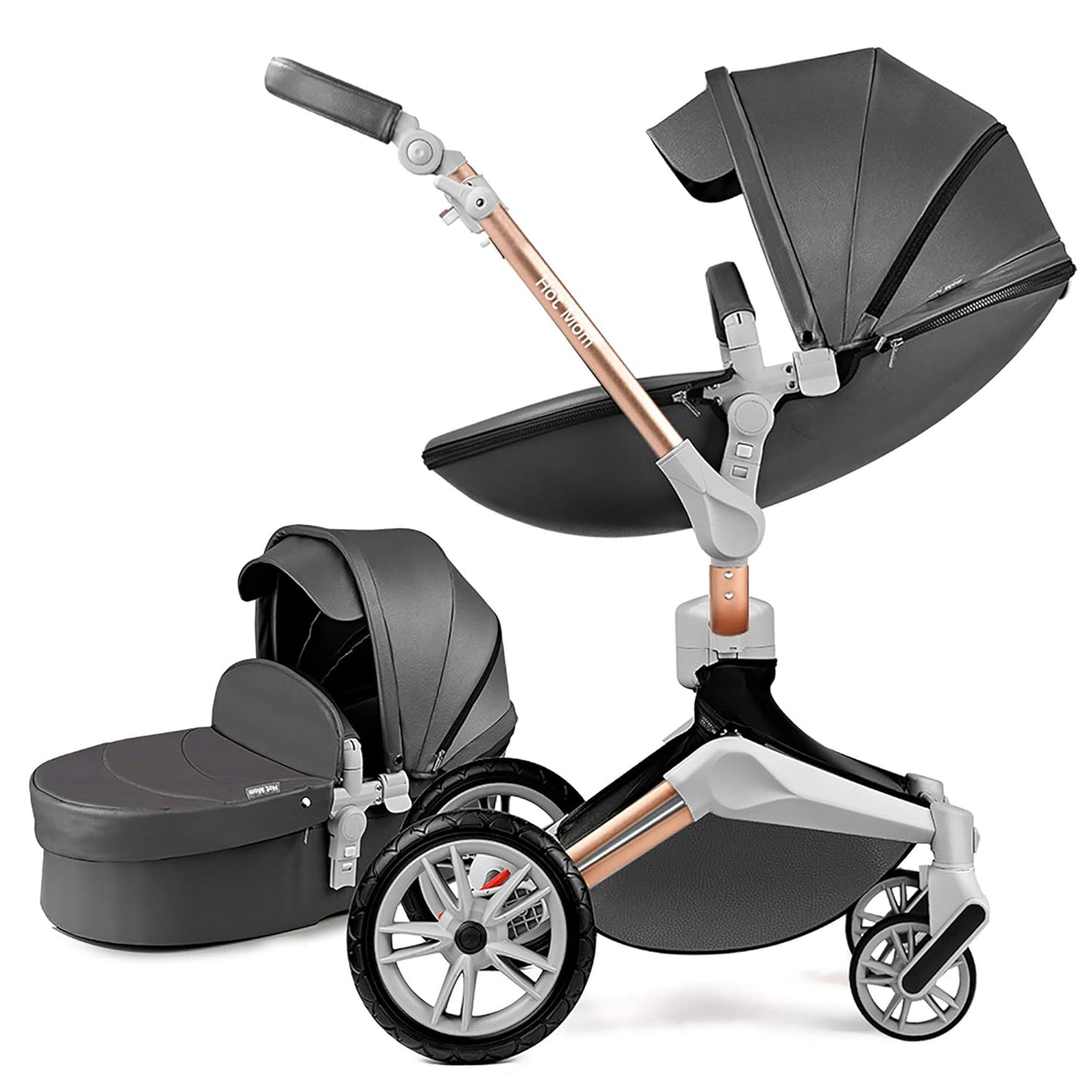 Poussette Rotative 360° – Hot Mom