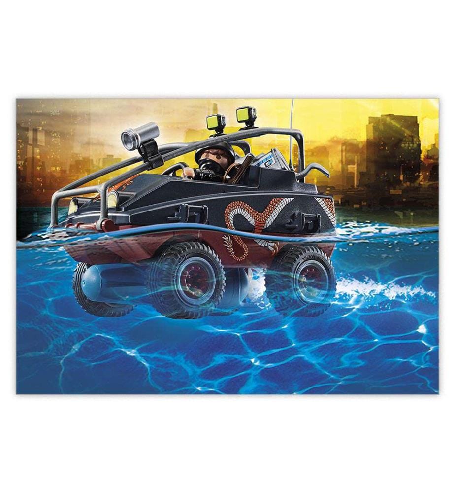 Policier Parachutiste et Quad des Bandits - Playmobil City Action