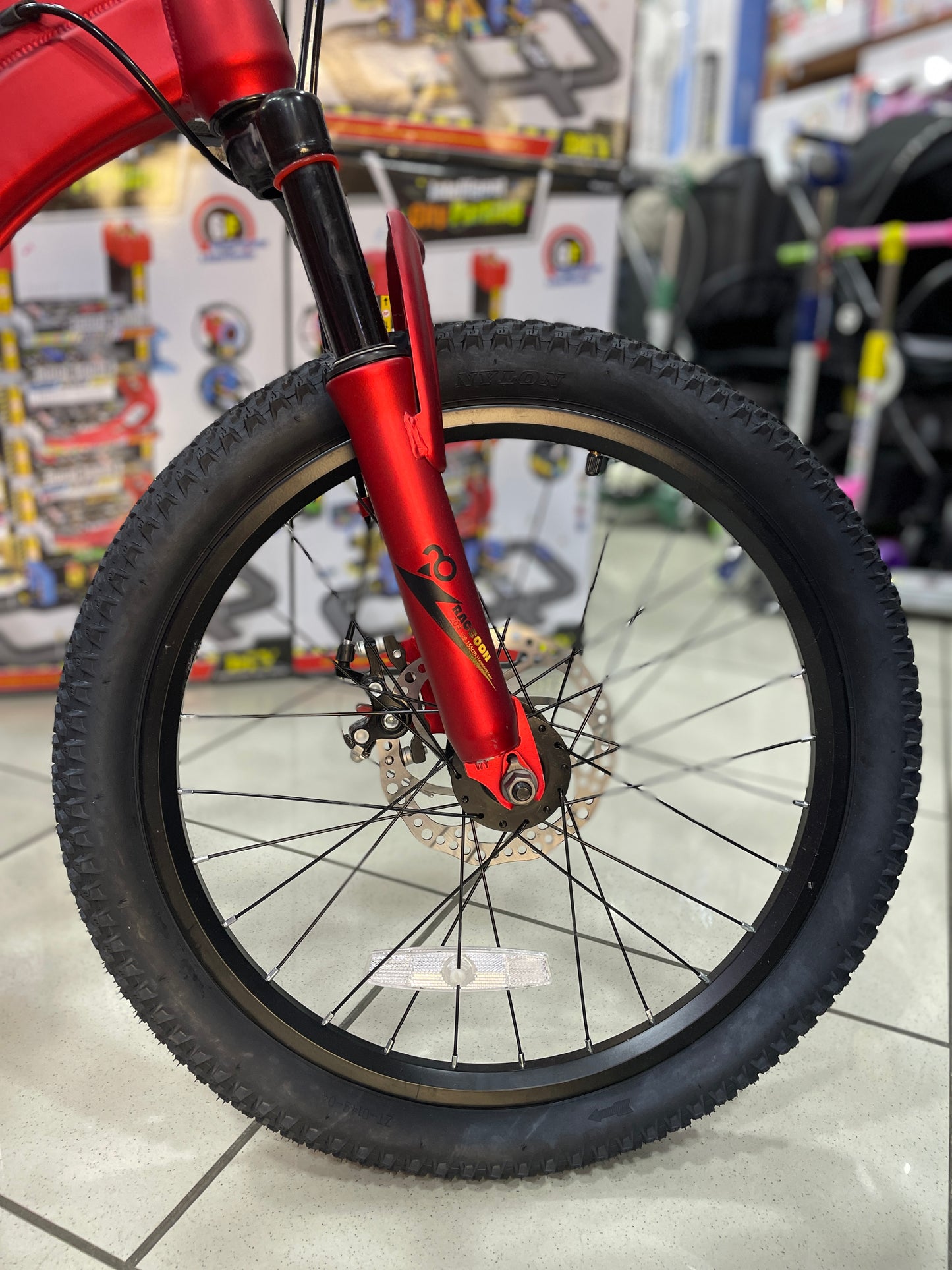 Vélo pour enfants "RACOON" 20 pouce 8 ans et plus – Rouge