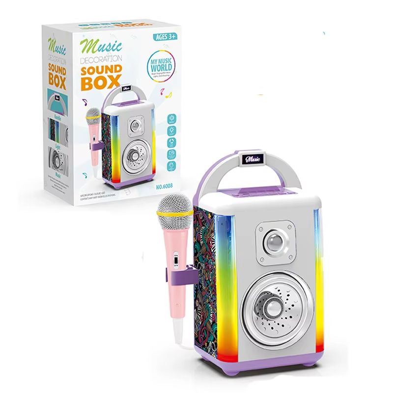 Machine de Karaoké BAKAM pour Enfants avec Microphones