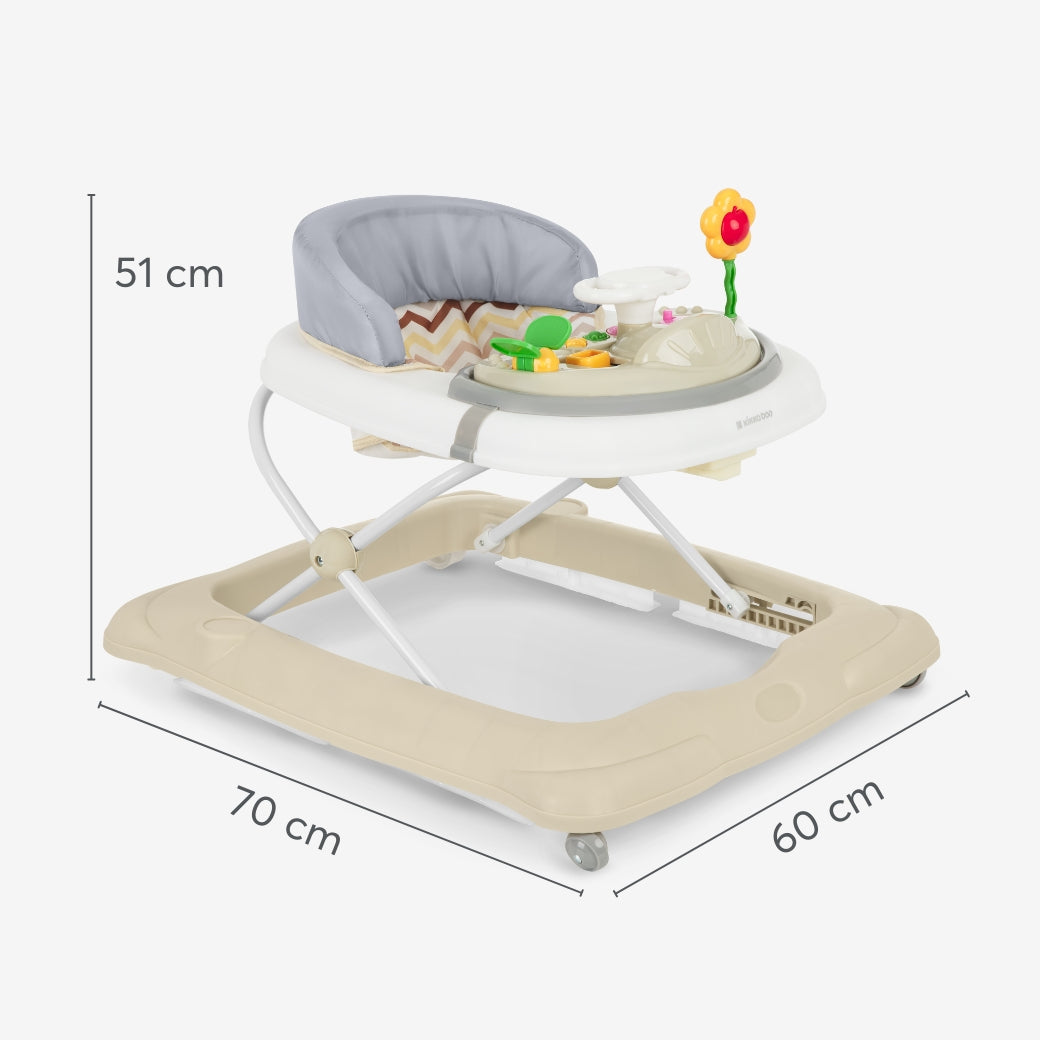 KikkaBoo Misty Beige – Trotteur pour Bébé 6M+