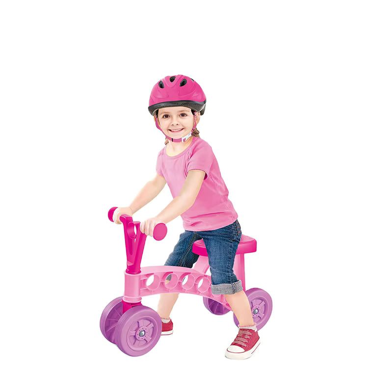 Mini Porteur Bébé 4 Roues – Balance Bike & Scooter Enfant - Rose