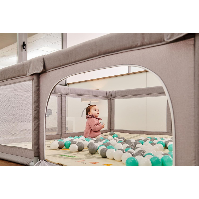 Parc de jeu XXL + pour bébé 180 x 200 cm – MS