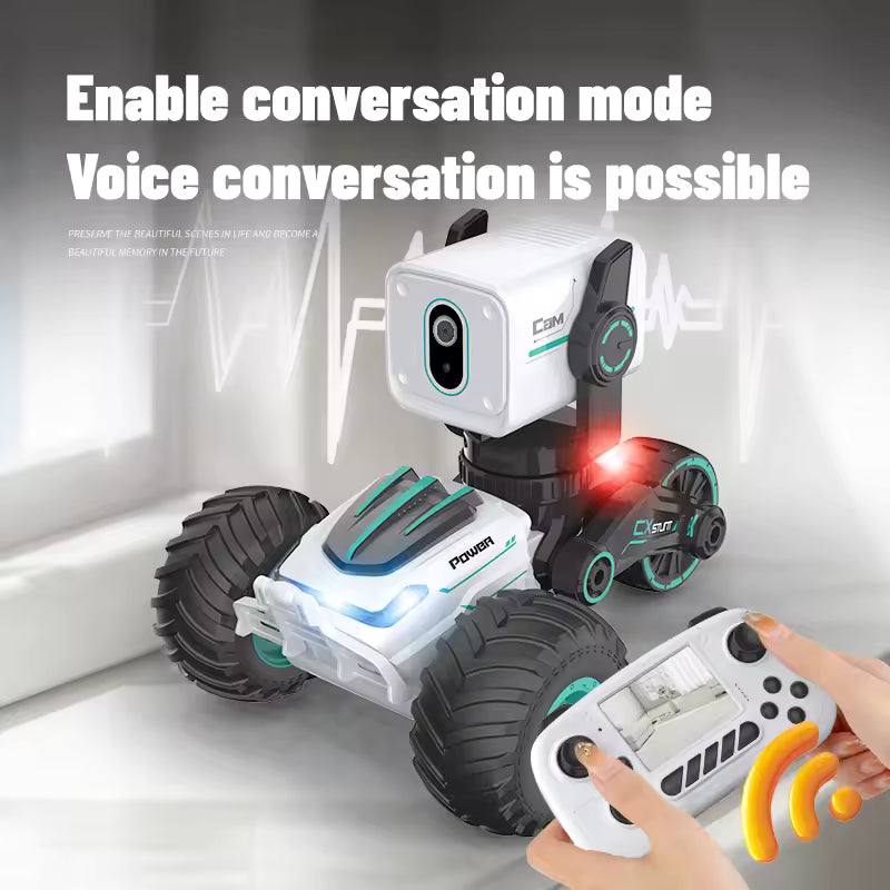 Voiture Télécommandée avec Vidéo et Audio en Temps Réel