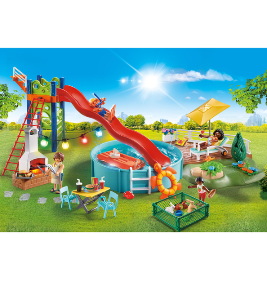 Espace Détente avec Piscine – Playmobile City Life