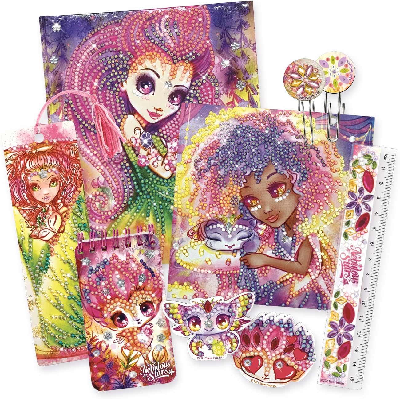 Ensemble de Papeterie Multicolore - Nebulous Stars