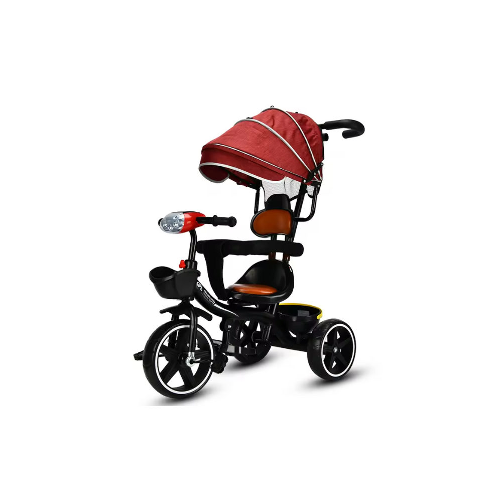 Tricycle à Main Multi-fonctionnel avec Auvent