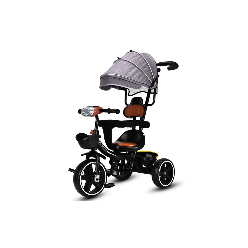 Tricycle à Main Multi-fonctionnel avec Auvent