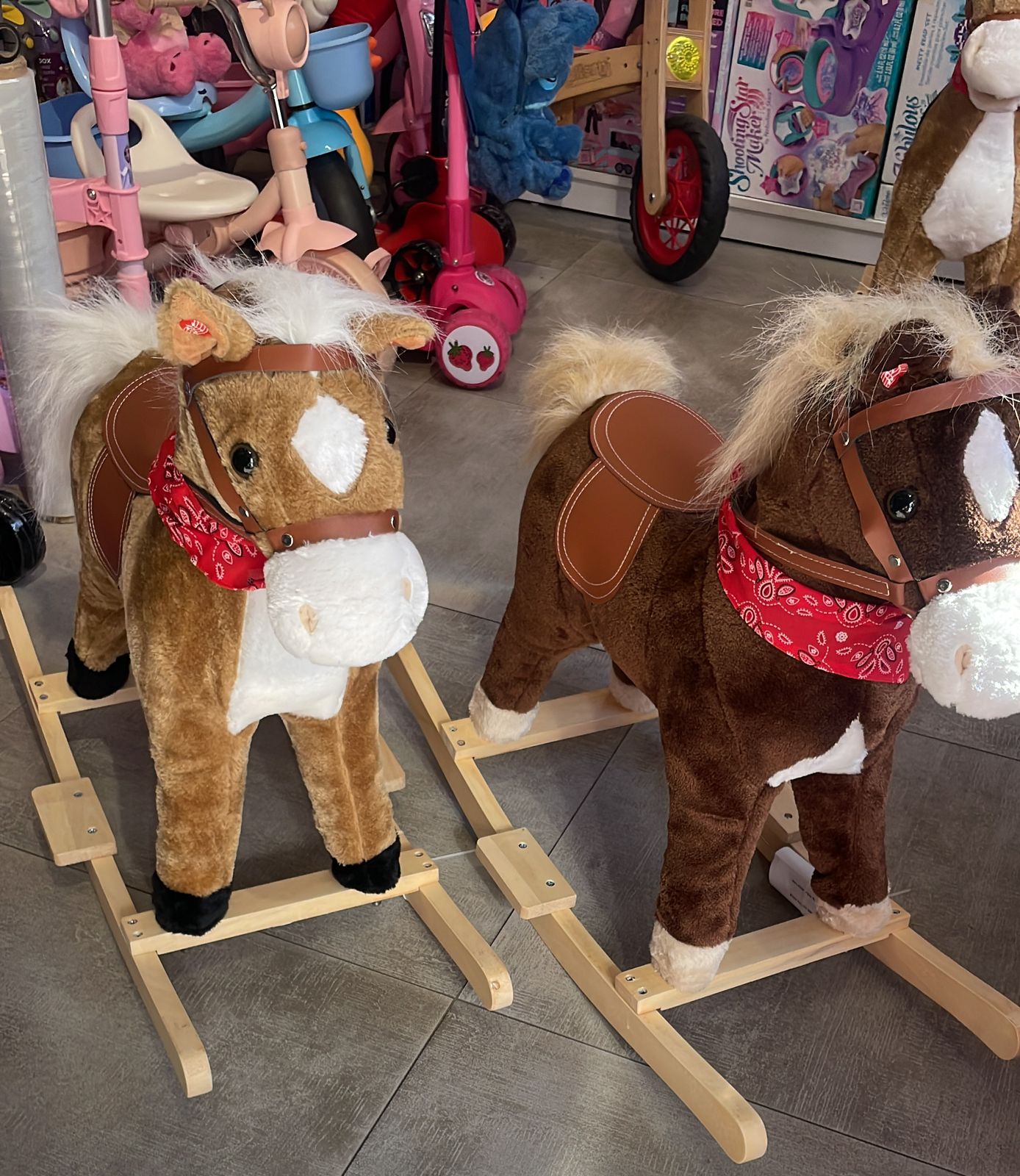 Cheval à Bascule en Bois