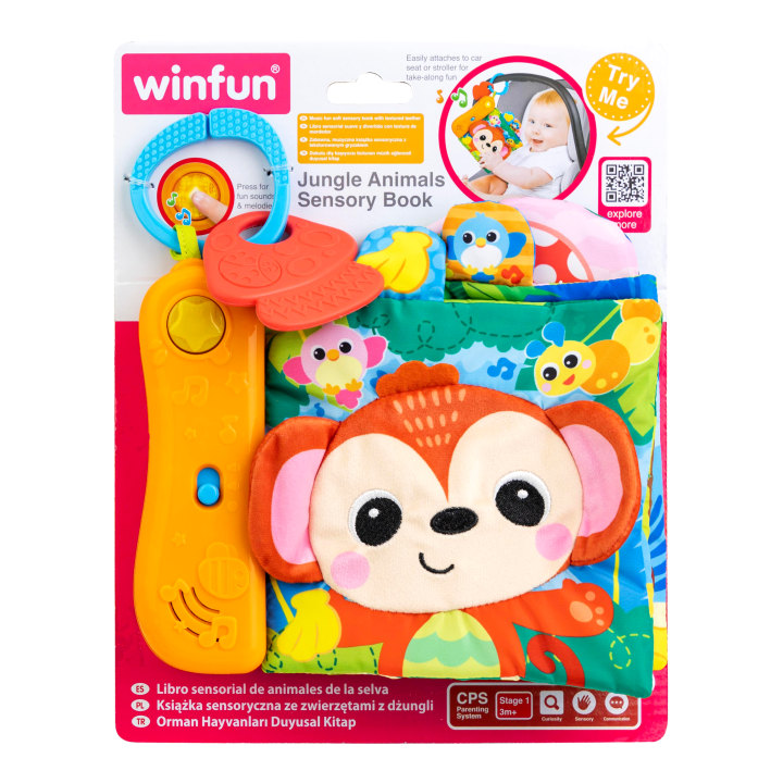 Livre Sensoriel en Tissu – Winfun