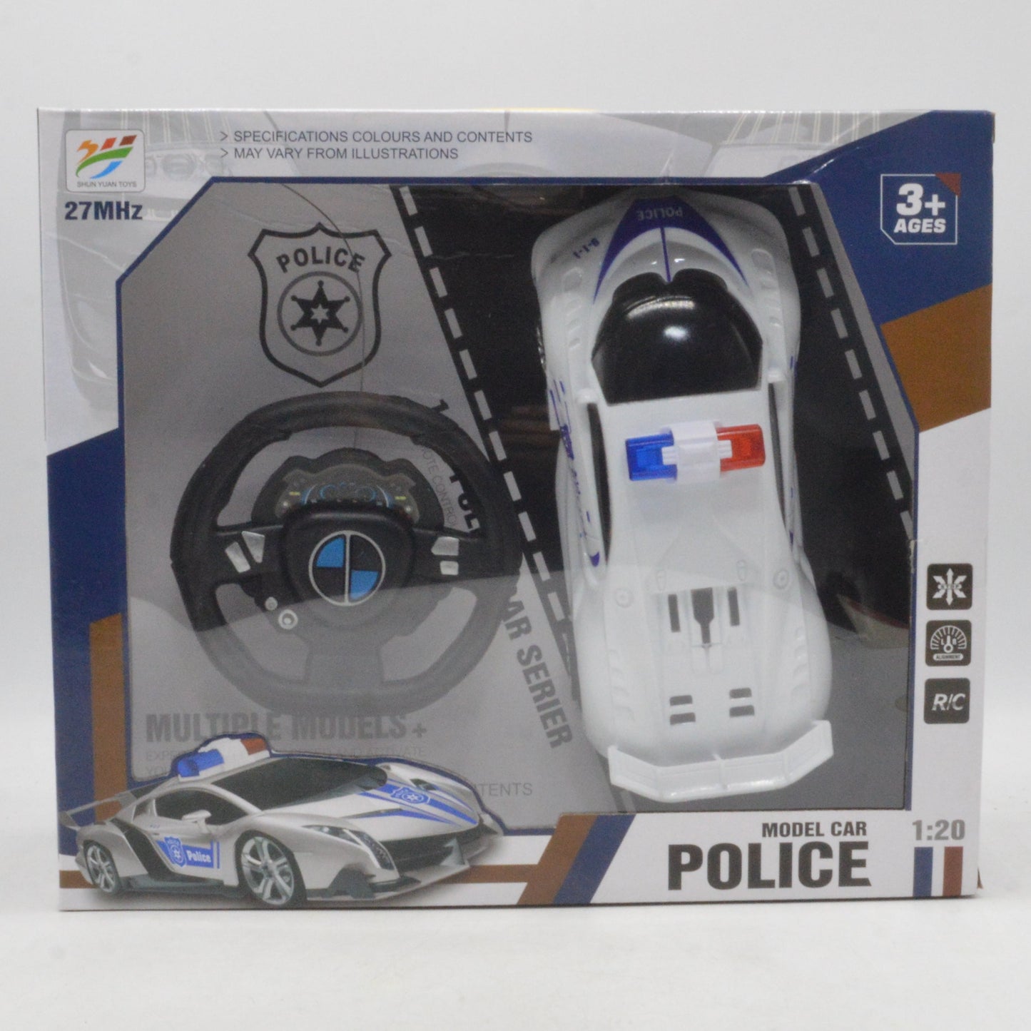 Mini Voiture de Police Télécommandée