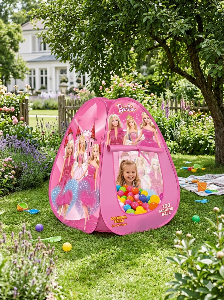 Tente Pop-Up Barbie avec 50 Balles