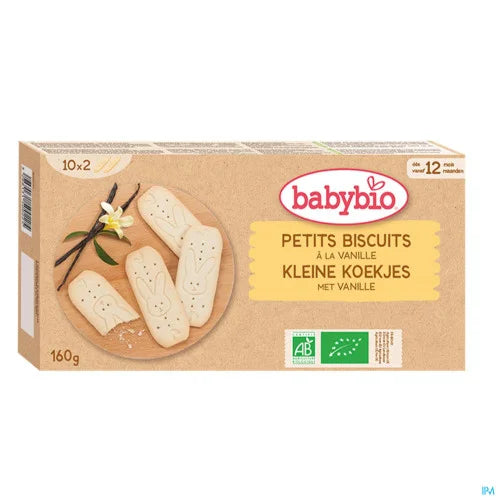 Babybio Petits Biscuits à la Vanille – 160g