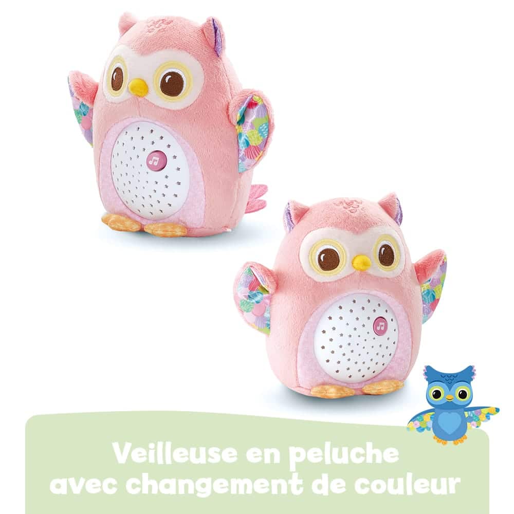 VTech Ma Veilleuse Lumi’Chouette – Rose