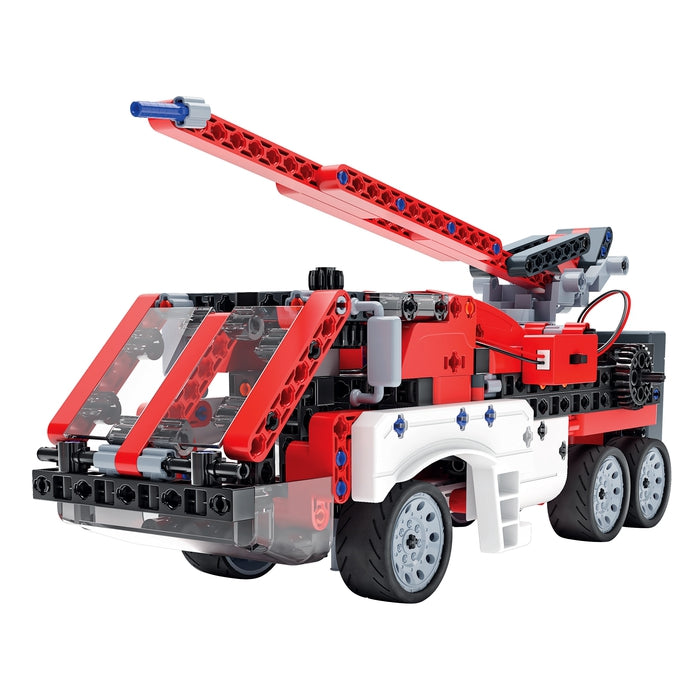 Kit de Construction : Camion de Pompiers et 4 Véhicules (5 en 1)