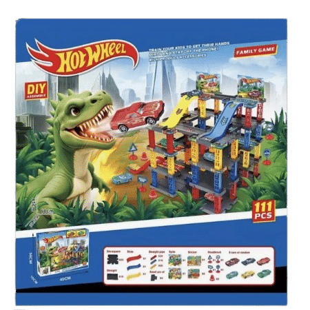 Circuit Hot Wheels Dino – 111 pièces