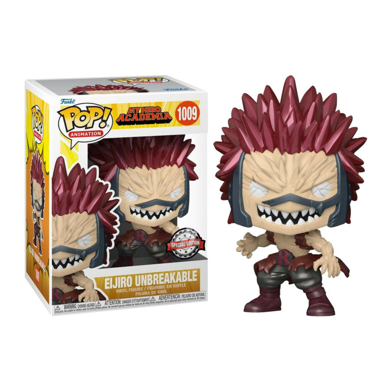 Figurine Funko Pop Eijiro Kirishima Unbreakable Metallic – My Hero Academia (Édition Exclusive)