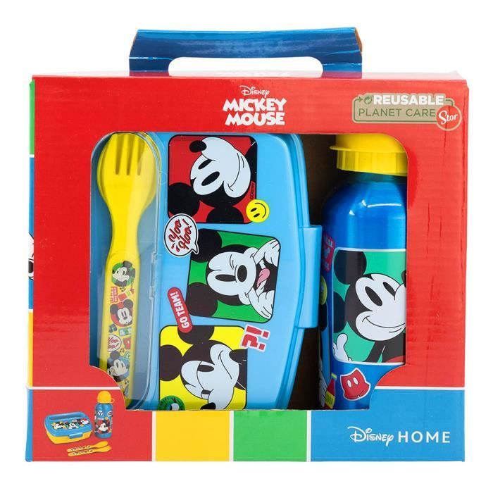 Set Lunch Box Mickey Mouse – 4 pièces