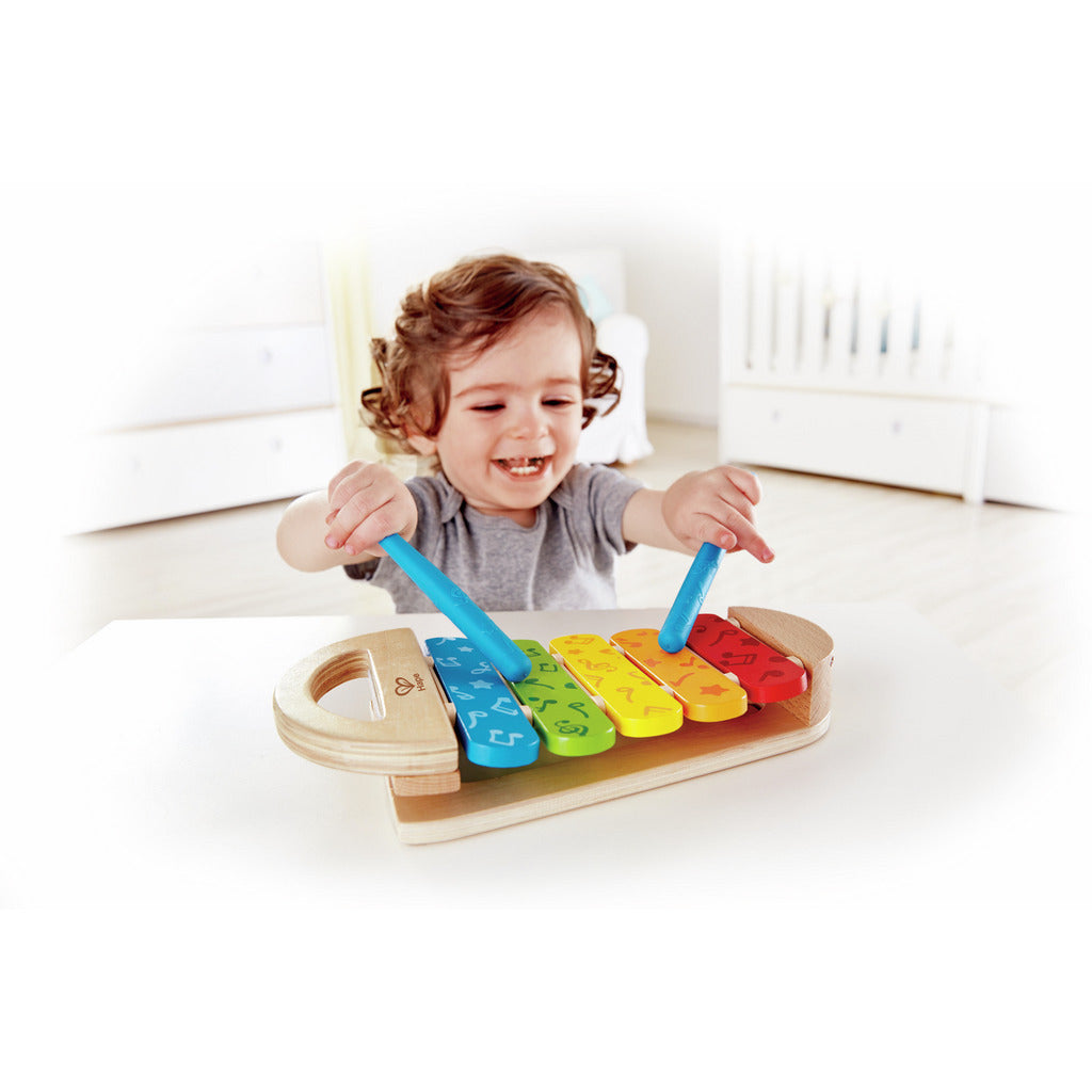 Xylophone Arc-en-Ciel Hape - Jouet Musical en Bois pour Bébé