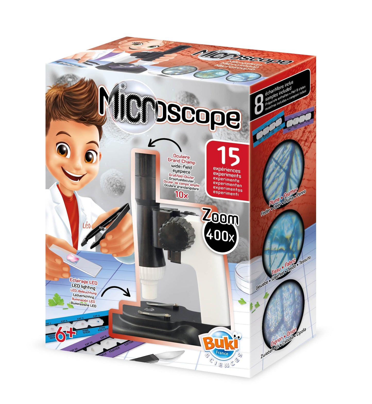 Microscope : 15 Expériences - Buki