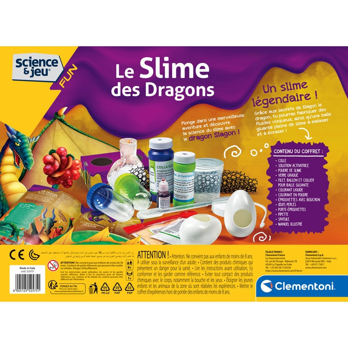 Laboratoire scientifique : Création de Slime amusant - Clementoni