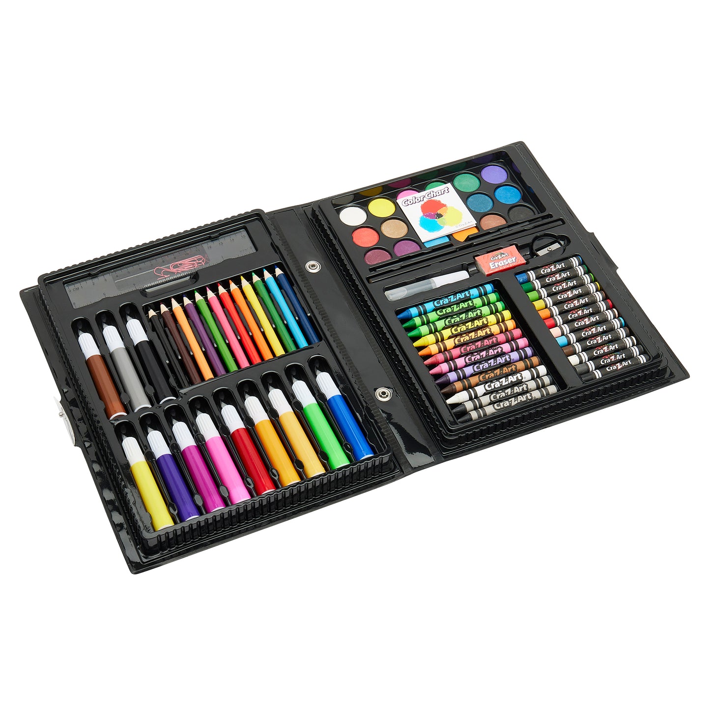 Coffret de dessin et coloriage 80 pièces - Malette d'art complète