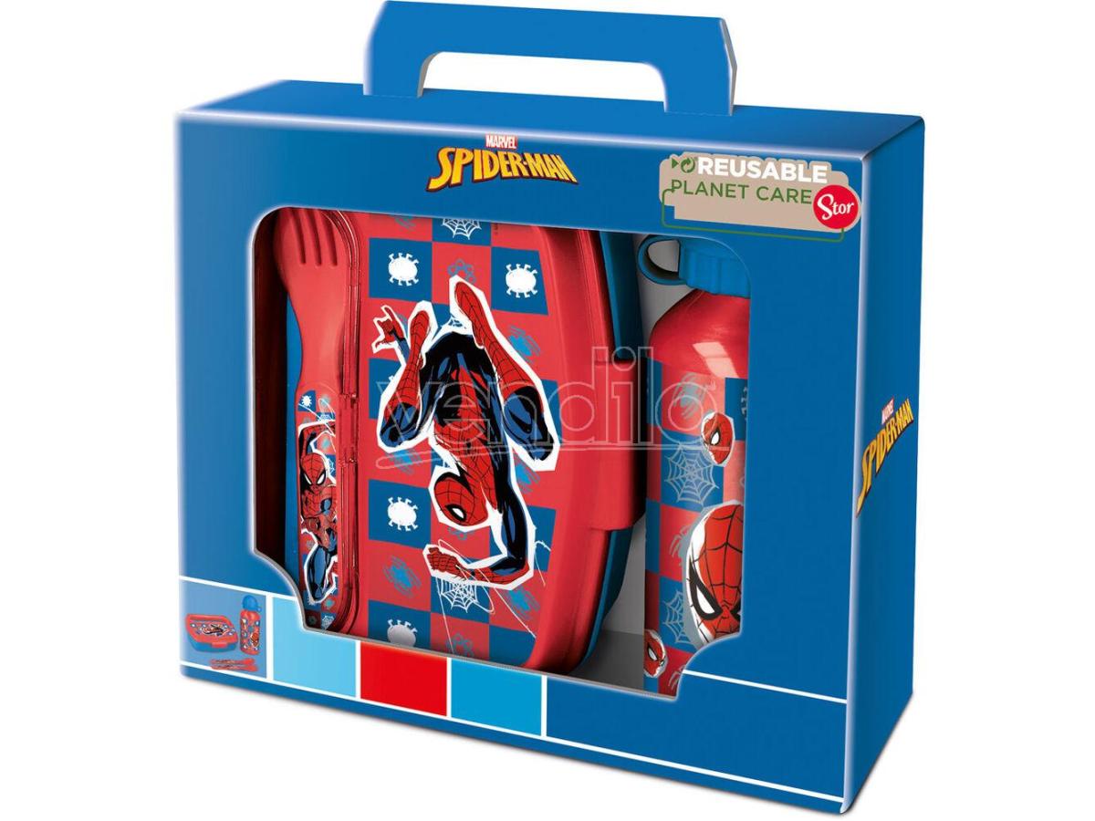 Set Lunch Box Spider-Man – 4 pièces