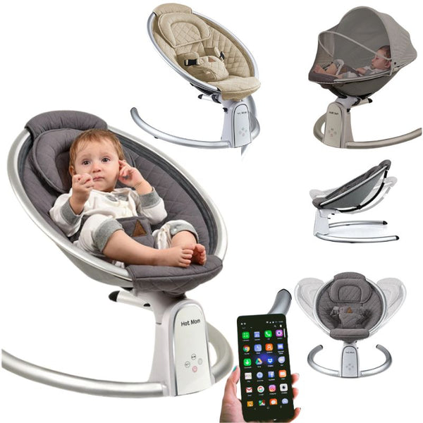 Chaise Berçante Électrique pour Bébé – Hot Mom