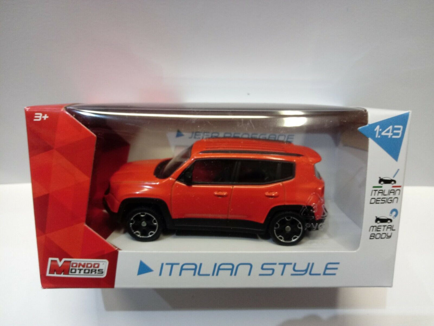 Jeep Renegade Échelle 1:43 – Mondo Motors (10cm)