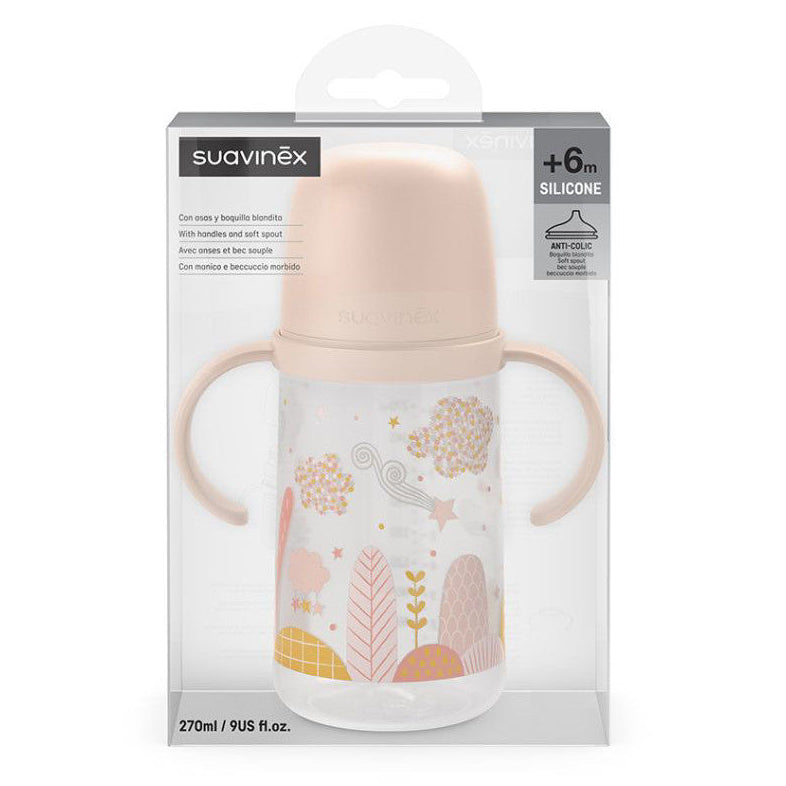 Biberon Suavinex "Dreams" Anti-fuites 6m+ avec Poignées 270ml