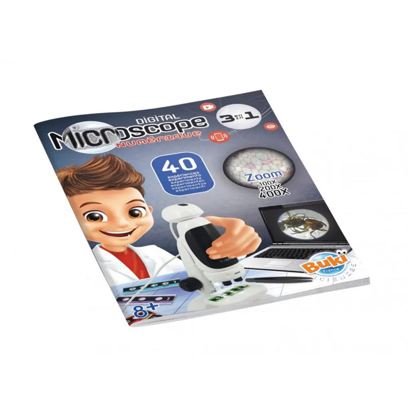 Buki Microscope Vidéo 3-en-1 – 8A+
