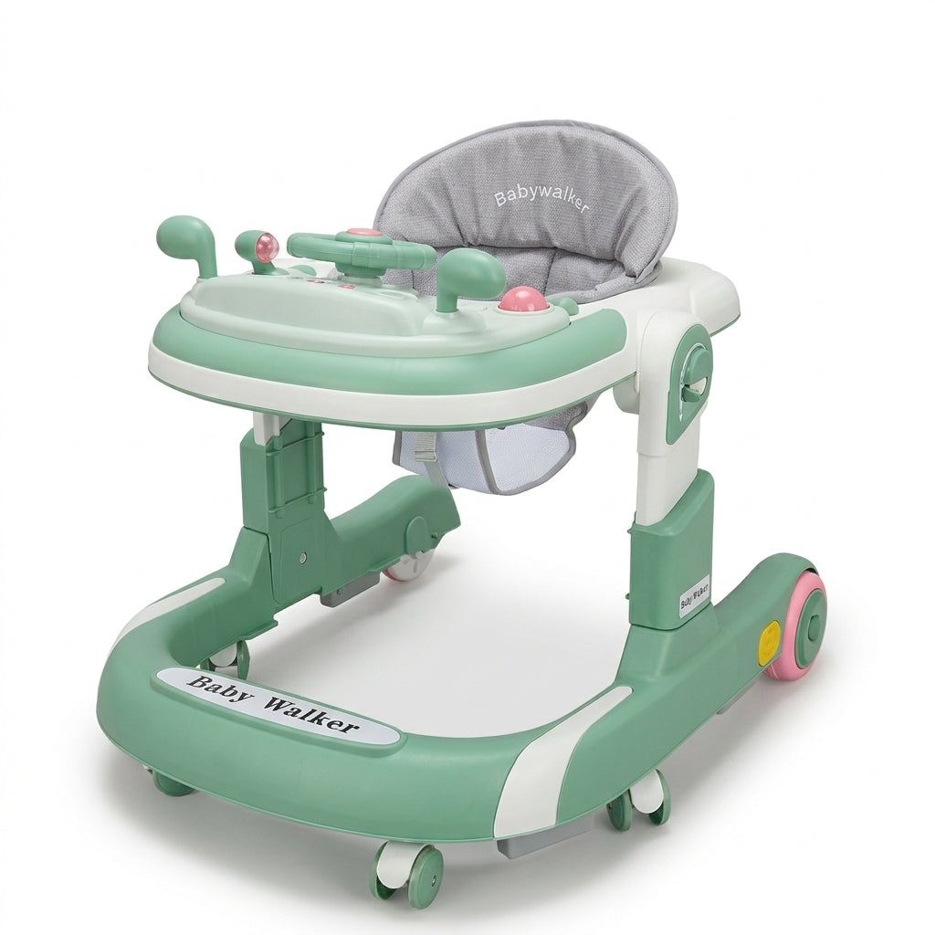 Trotteur Évolutif Multifonction Space 2 en 1 avec Musique et Lumières – Cozymum