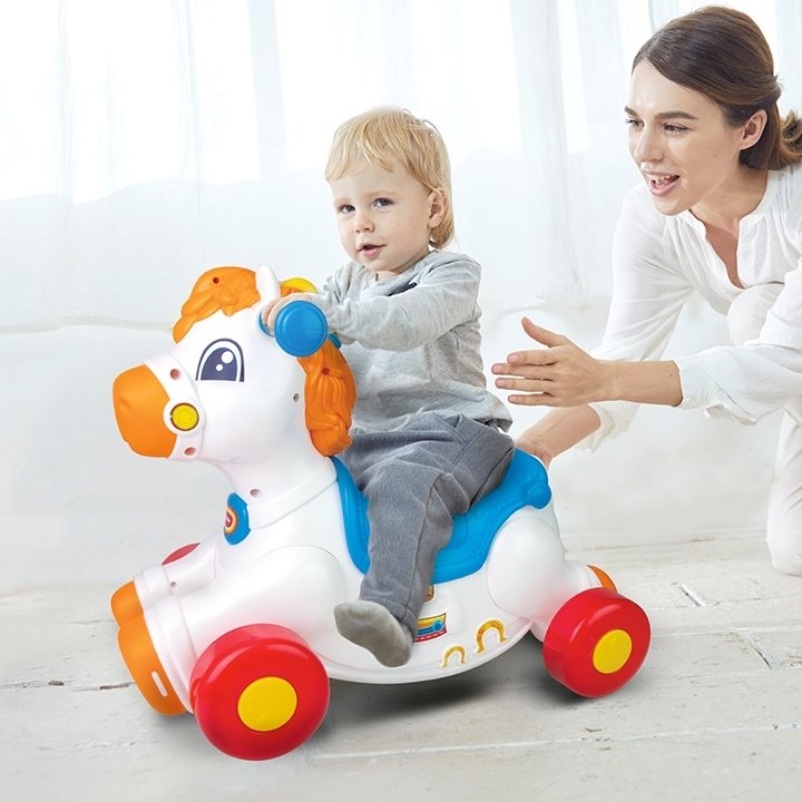 Cheval à Bascule 2 en 1 Junior Rider – Winfun