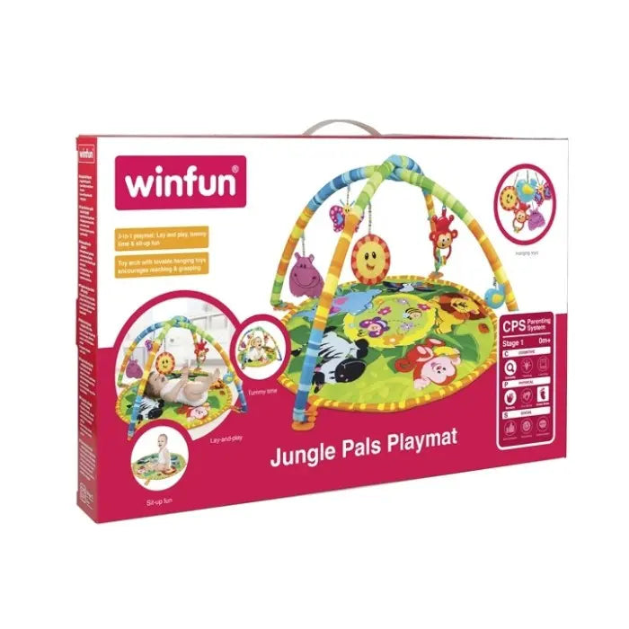 Winfun Tapis d’Éveil Trapèze Jungle – 0 mois+