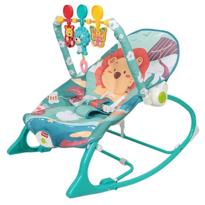 Chaise à Bascule pour Bébé avec Musique et Vibration - TiiBaby