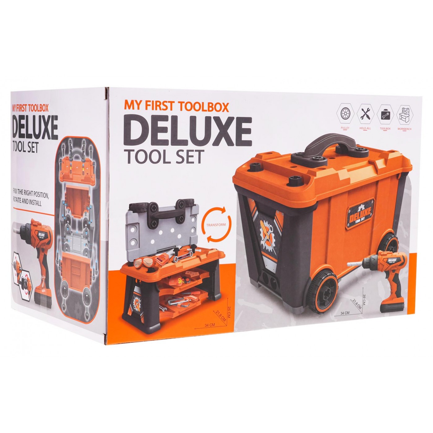 Coffret 2 en 1 Valise Atelier DIY avec Accessoires