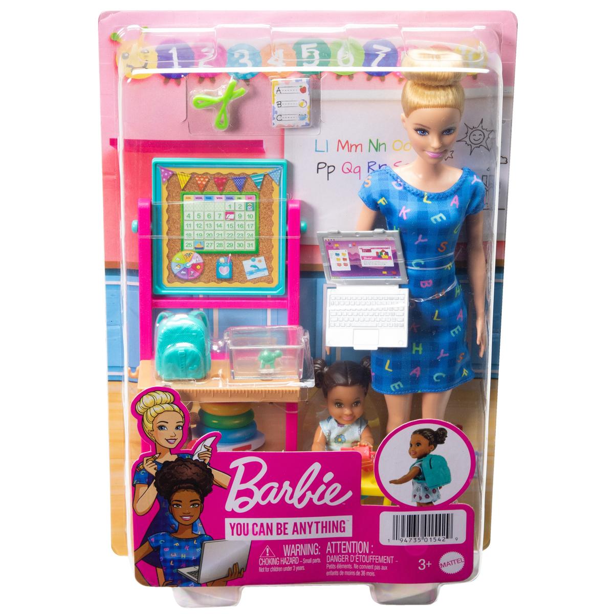 Coffret Poupée Barbie Enseignante - Mattel