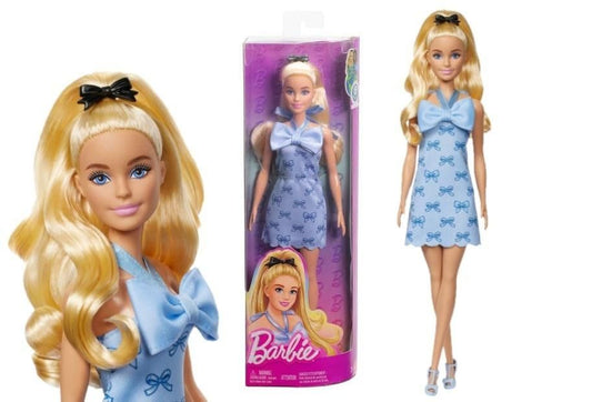 Poupée Barbie Fashionistas en Robe Bleue – Mattel