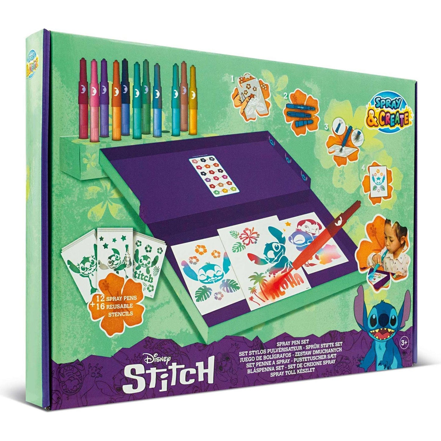 Coffret Créatif Lilo & Stitch – Pochoirs et Feutres