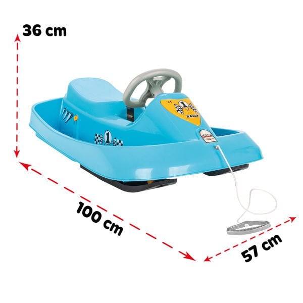 Luge Snow Play Bob Rallye avec Volant et Frein – Pilsan