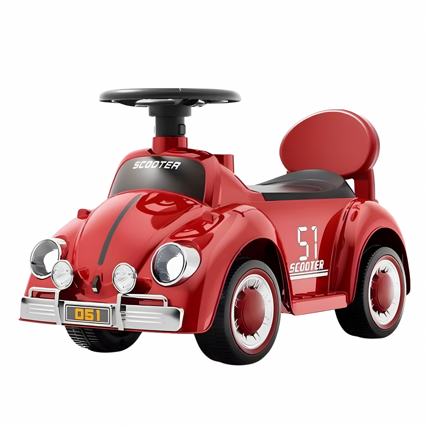 Baby Car Style Rétro – Voiture Vintage - Rouge