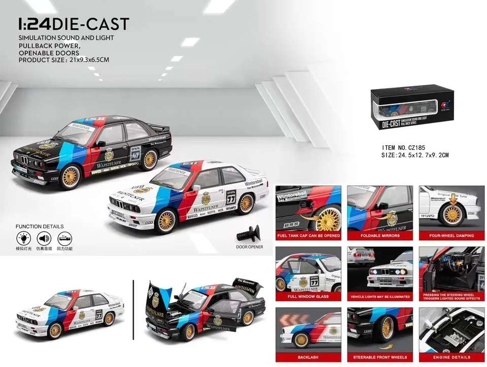 Modèle réduit BMW M3 E30 - Échelle 1:24