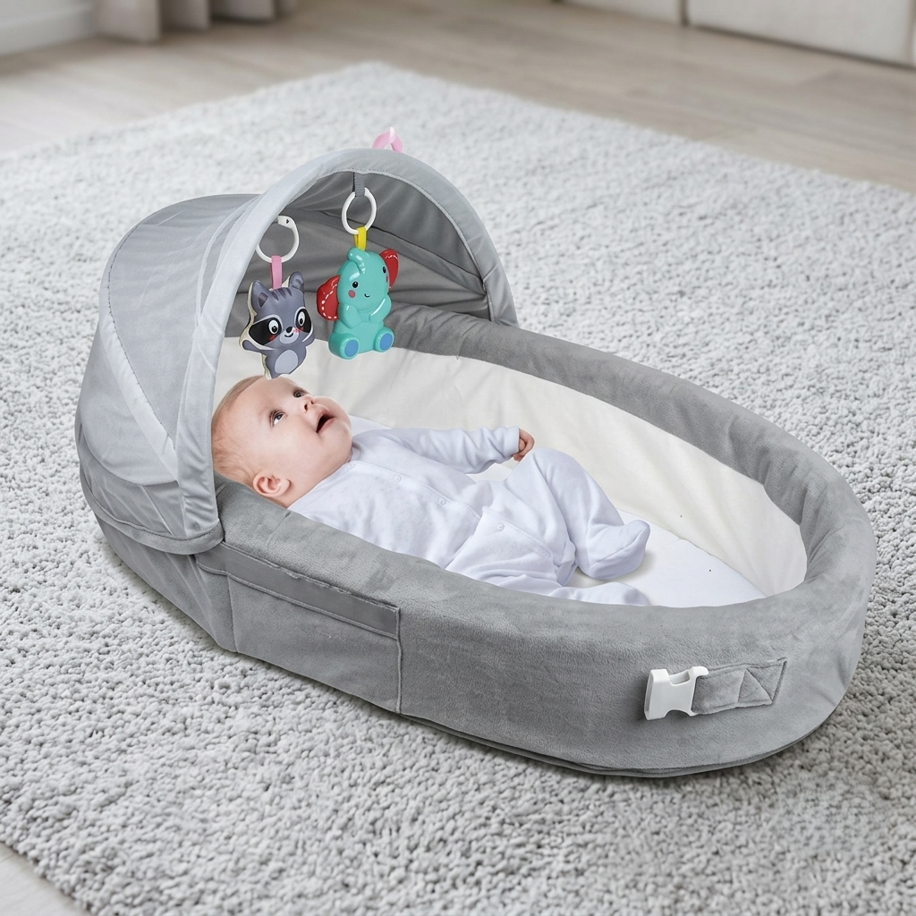 NomadCrib – Couffin Pliable pour Bébé en Déplacement